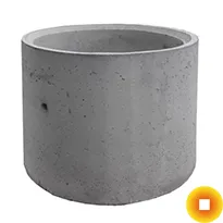 Кольца колодезные бетонные 2000х700х100 мм КС 20.7 ГОСТ 8020-2016