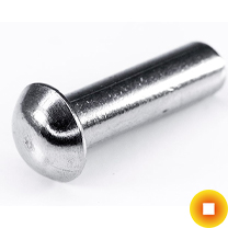 Заклёпки алюминиевые для металла 10х40 мм Д16 ГОСТ 12643-80
